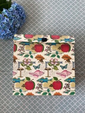 Memory Express Vintage Nature Pattern 12x12 Scrapbook Paper Accordion Storage